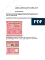 Historia Del Billete de 10 y de A 5 Queztales - 015101