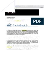 Casey Anthony - CacheBack Press Release