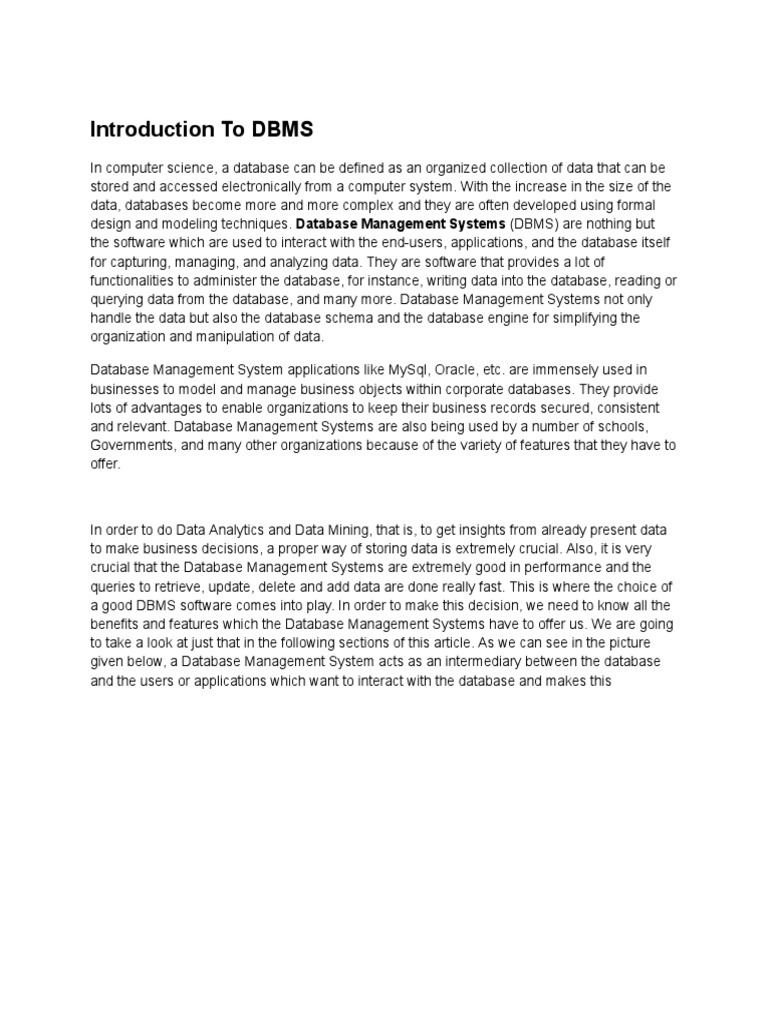 Introduction to database pdf databases cybernetics