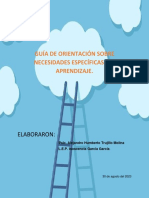 Guía de Orientación Sobre Necesidades Especificas Del Aprendizaje