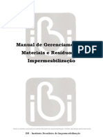 Manual de Gerenciamento de Materiais e Resíduos de Impermeabilização Versão Final MAR 13