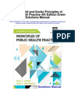 Scutchfield and Kecks Principles of Public Health Practice 4th Edition Erwin Solutions Manual