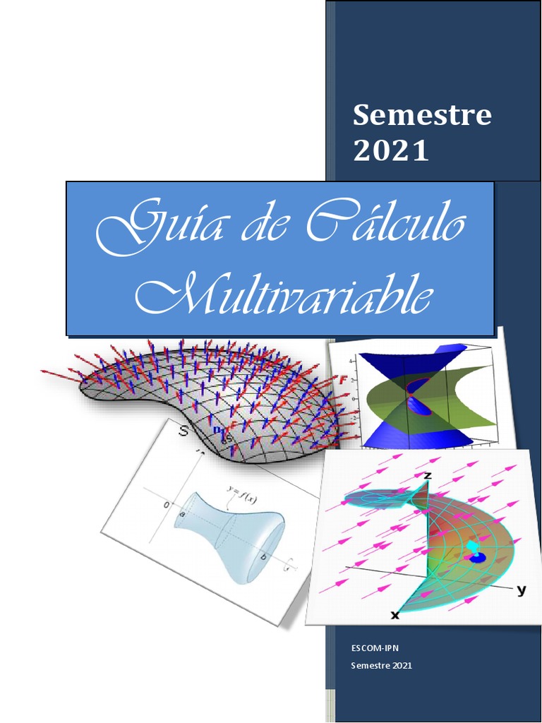Calculo Multivariable Guía para El Ets Junio 21 | PDF | Integral ...