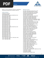 Aerospace Aluminum Material Specs | PDF | Extrusion | Structural Steel