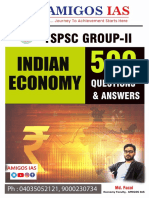Economy English 500 Important Questions & Answers
