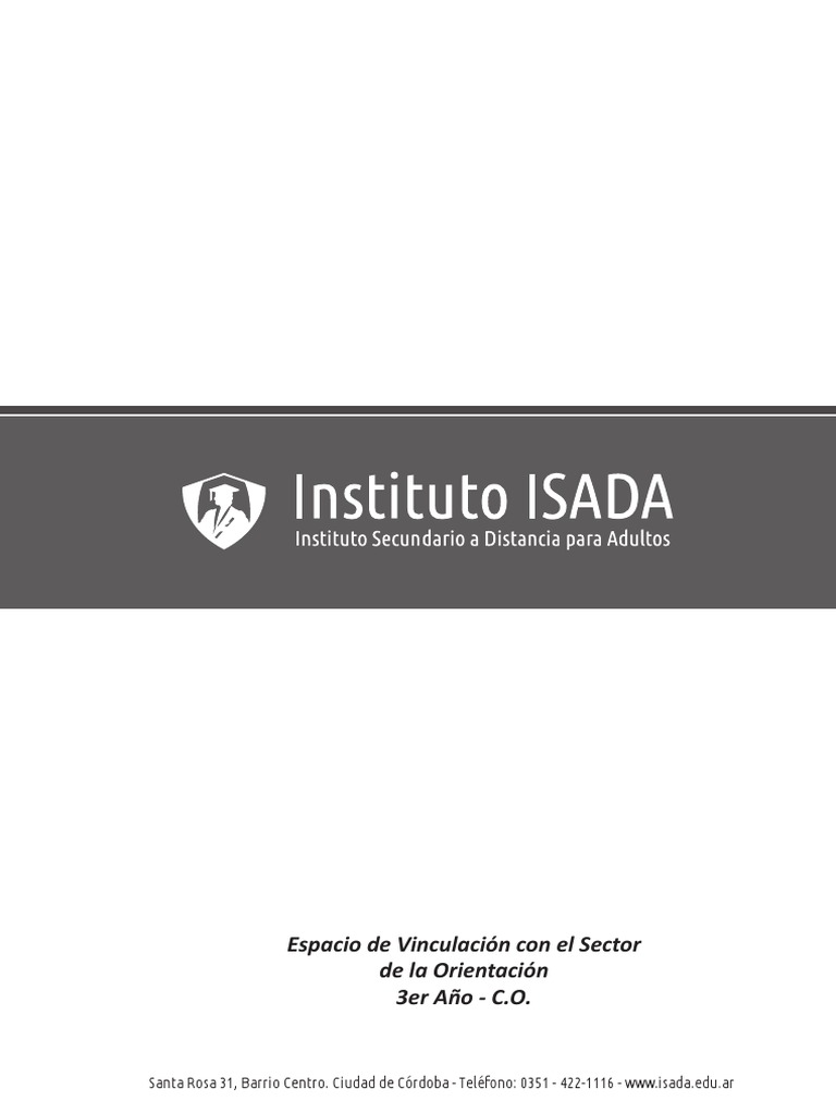 Espacio de Vinculación ISADA 3er Año | PDF | Contador | Cooperativa
