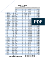 Lista de Precios Catalogo Decorativo 2012
