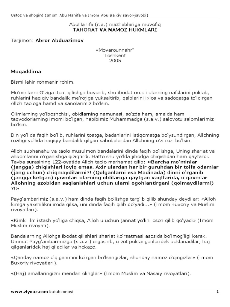 Onamning kokraklari 1-qism