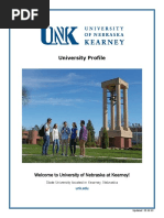 University of Nebraska at Kearney Profile Sheet May 18 2020 FINAL