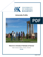 University of Nebraska at Kearney Profile Sheet May 18 2020 FINAL