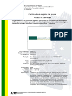 Certificado de Registro da Marca - AM&M