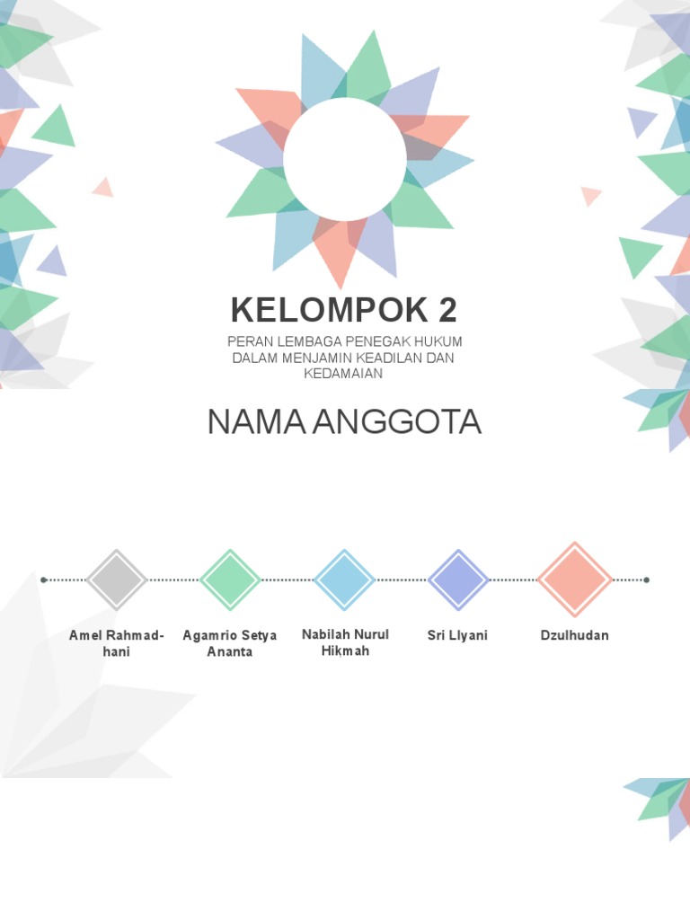 Abstract Leaves PowerPoint Template PDF