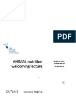 ANIMAL NUTRITION 2022 - Lecture 1 - 07-02-2022
