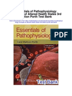 Essentials of Pathophysiology Concepts of Altered Health States 3rd Edition Porth Test Bank