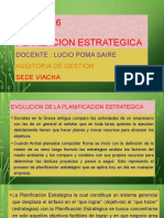 Planificacion Estrategica Tema #6 Viacha