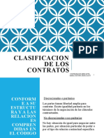 Clasificacion de Los Contratos