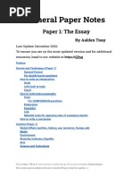 General Paper Essay Examples Notes | PDF | Cost Of Living