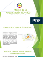 Contexto de La Organización ISO 45001