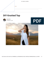 DIY Knotted Top - WeAllSew