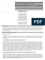 Série de Lições Quem É Jesus - Eu Sou A Ressureição e Vida#BCC6