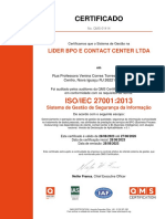 LIDER BPO E CONTACT CENTER LTDA-101-11209-IS-ISO27001 PT
