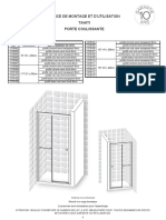 Fiche Conseil Porte de Douche Coulissante Tahiti Fumee Profiles Alu Blanc Mat 160 X 200 CM