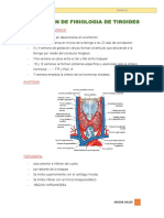 4) ENDOCRINOLOGÍA - Fisiología de Tiroides (08-Agosto-2022)