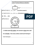 Home Exam Primary 3 2nd Term FEB 2023