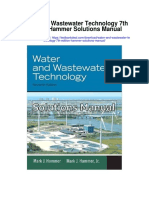 Water and Wastewater Technology 7th Edition Hammer Solutions Manual