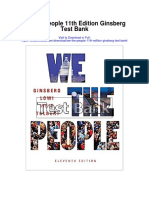 We The People 11th Edition Ginsberg Test Bank