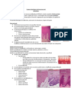 (L) Examen Histológico de La Mucosa Oral