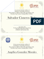 Oscar Muñios Diplomas