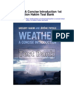 Weather a Concise Introduction 1st Edition Hakim Test Bank