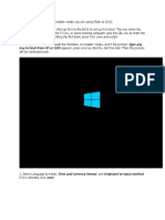 First Input The Windows 10 Installer Media You Are Using