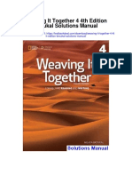 Weaving It Together 4 4th Edition Broukal Solutions Manual