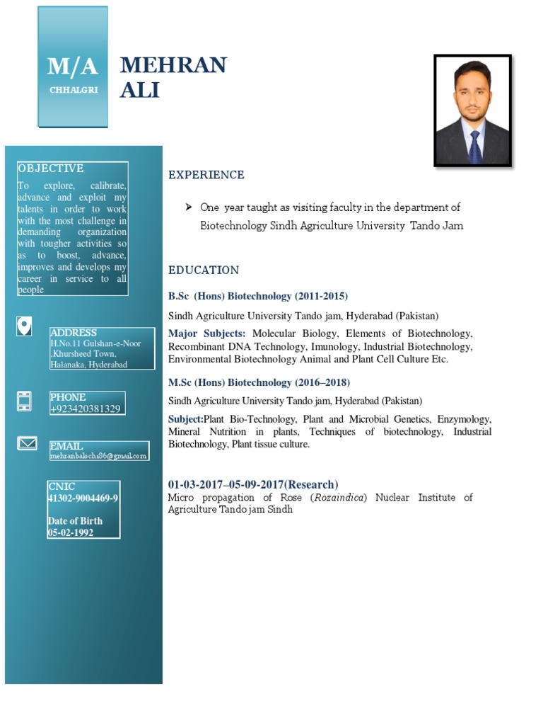 Biotechnology Professional Profile | PDF | Biotechnology | Plant Breeding