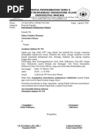 Surat Peminjaman Gedung Dinas