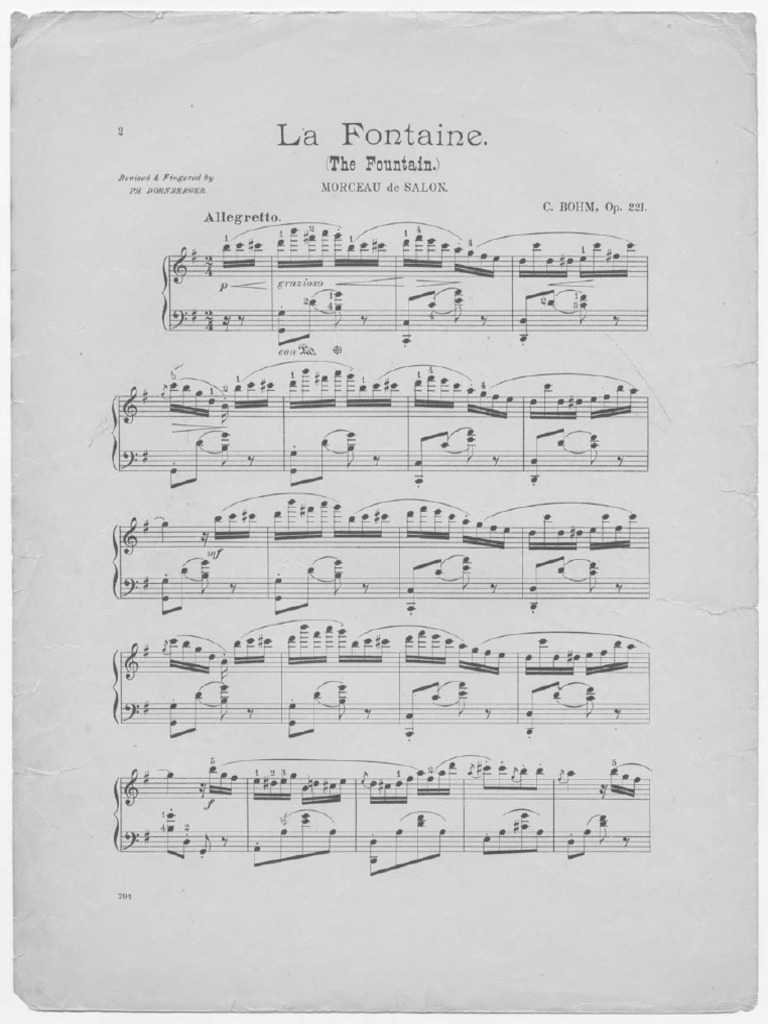 La Fontaine _ The Fountain Bohm PDF