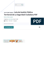 1cs-Gu-0007 Guía de Gestión Pública Territorial de La Seguridad Ciudadana PDF - PDF - Policía - Administración Pública