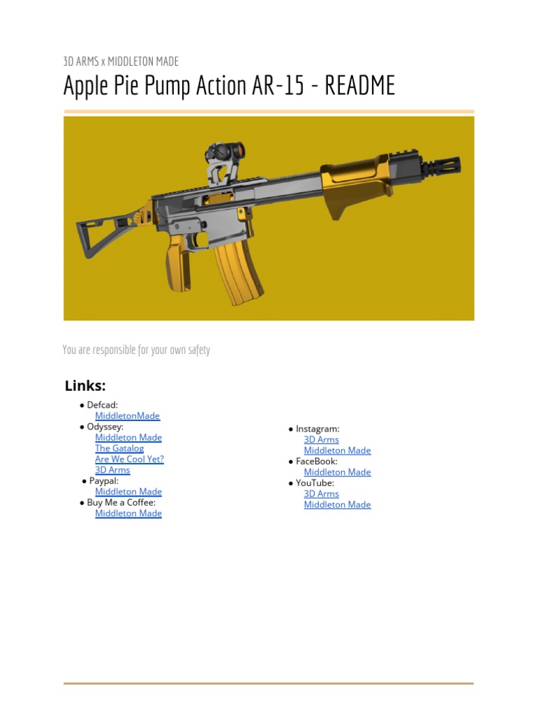 Awcy apple pie pdf trigger firearms cartridge firearms 