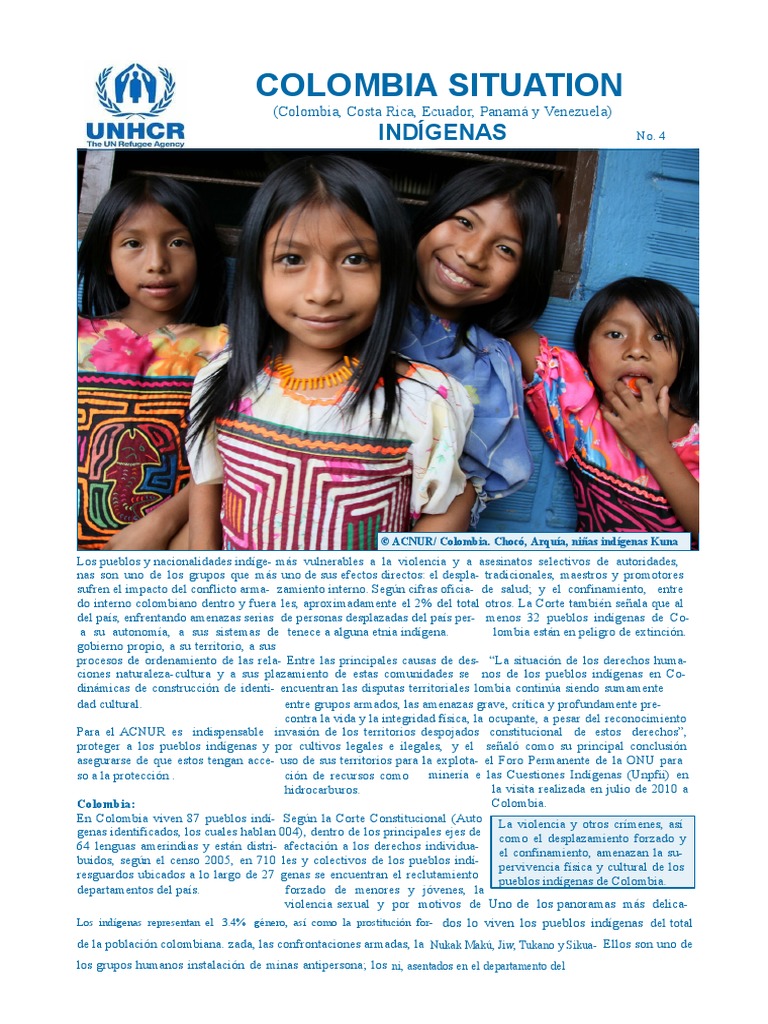 Situacion Colombia - Pueblos Indigenas 2011 | PDF | Colombia | Refugiado