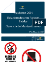 Riesgos Fatales 2014