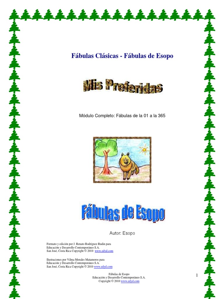 Fábulas de Esopo | PDF | Fábula