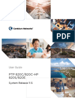 PTP 820 All Outdoor User Guide 11.5