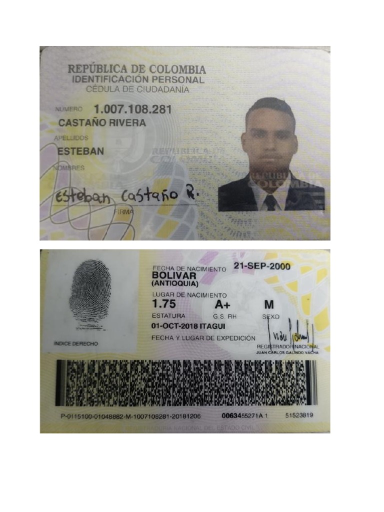CEDULA | PDF