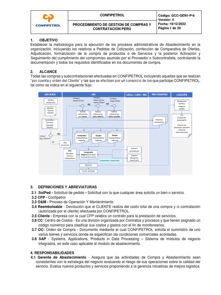 Gcc-gen1-P-6 Gestion de Compras y Contratación Perú v4 | PDF ...