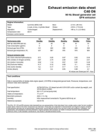 Exhaust Emission Data Sheet - C40