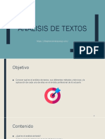 2 Análisis de Textos