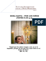 08 2022 SDM Folleto Hora Santa Por Los Niños