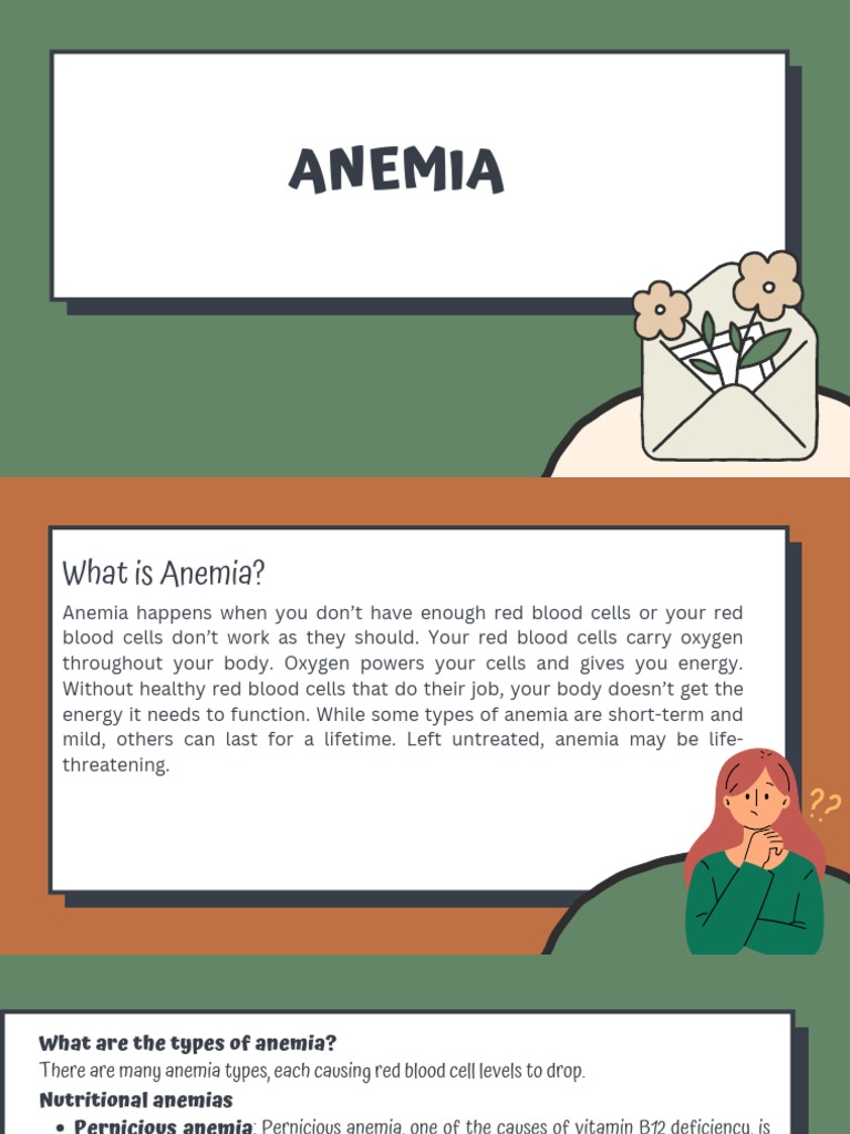 ANEMIA | PDF | Anemia | Red Blood Cell
